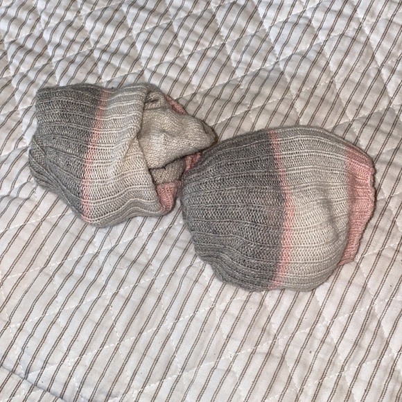 2 pairs warm thermal socks grey pink white - Picture 7 of 7